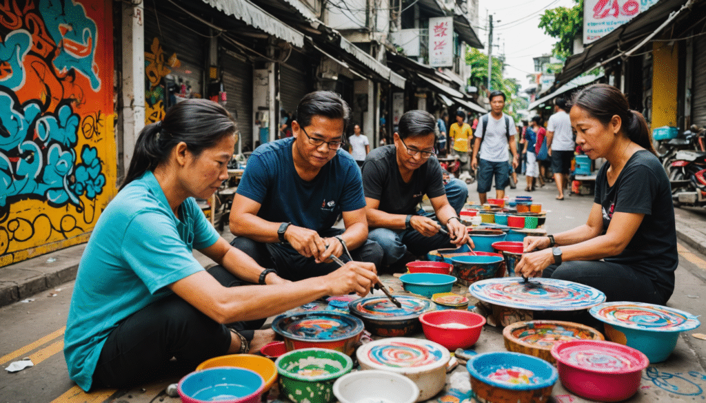 Design thaï contemporain : ateliers d’artisans et boutiques concept