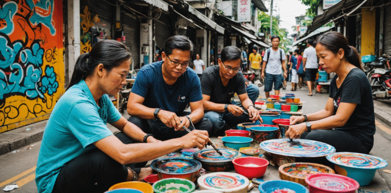 découvrez le design thaï contemporain à travers des ateliers d’artisans passionnés et des boutiques concept uniques. plongez dans la créativité et le savoir-faire local, entre tradition et modernité.