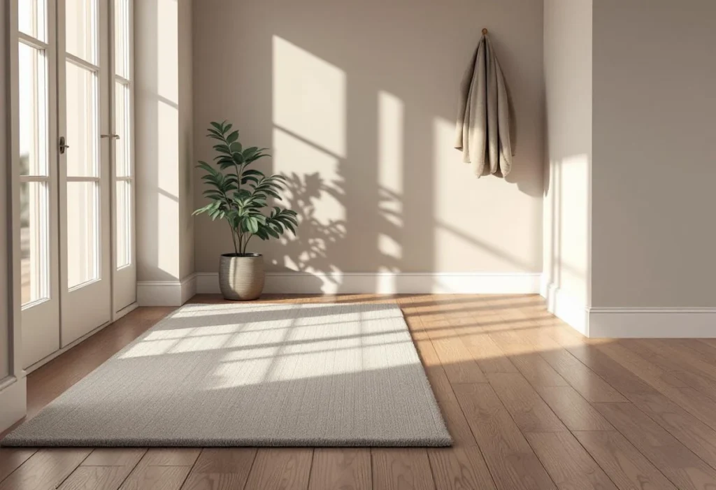 Réinventer votre entrée grâce à un tapis nordique aux lignes épurées
