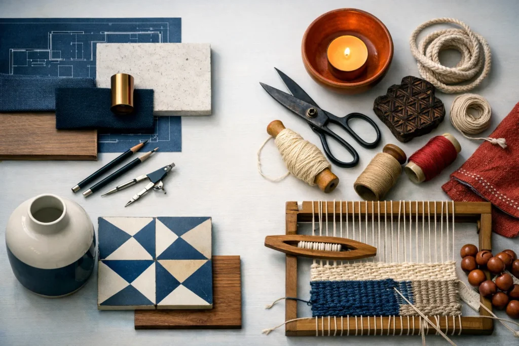 Architecture moderne & traditions artisanales