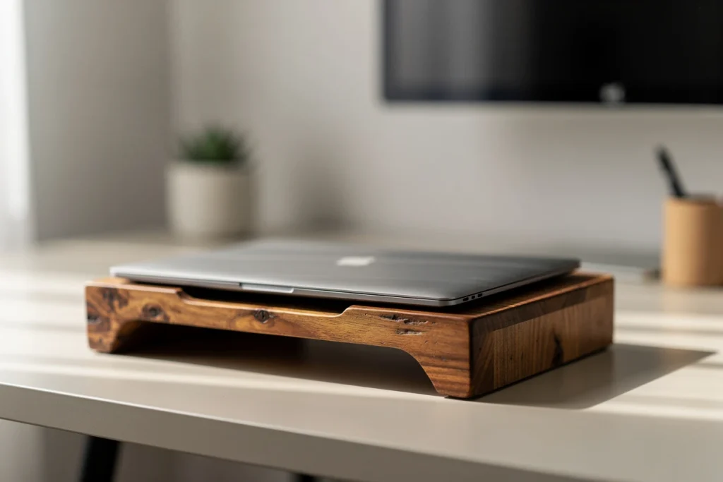 Comment choisir un support ordinateur MacBook en bois pour allier style et ergonomie