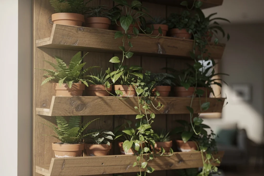 Étagères murales pour plantes : verdure à la verticale et gain de place assuré