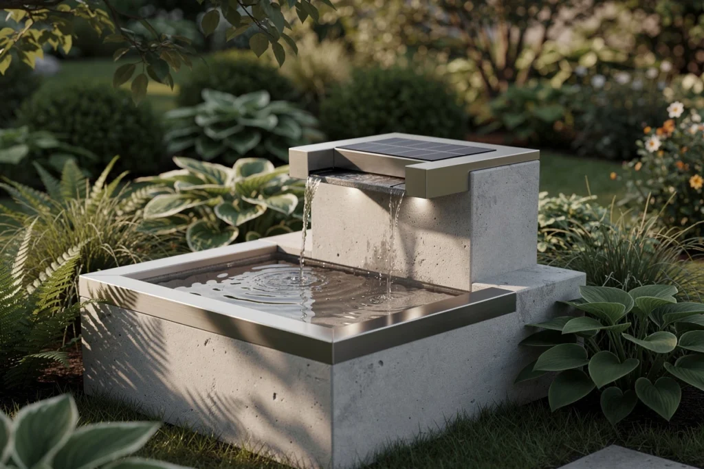 Optez pour une fontaine solaire d&rsquo;extérieur led : modernité et efficacité pour illuminer le jardin