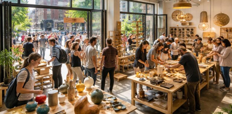 découvrez la visite portes ouvertes design à montréal, un événement unique pour les passionnés avec des ateliers créateurs exclusifs. explorez, créez et inspirez-vous au cœur de la scène design montréalaise.