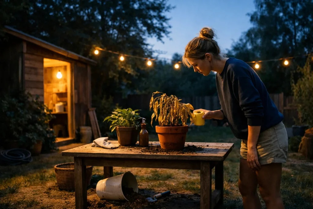 Les plantes d’intérieur meurent d’excès, rarement de manque
