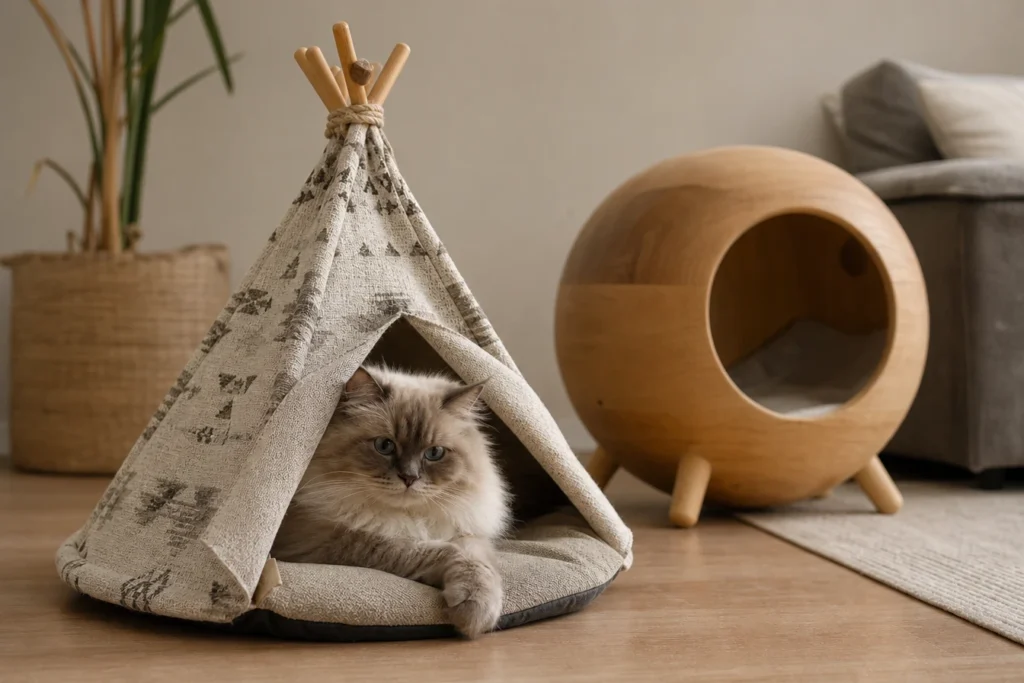Tente ou niche pour chat : choisir le meilleur abri pour votre félin